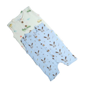 Snuggle Day Wrinkle Muslin Romper_Set of 2