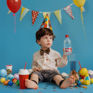 Tiny Bloom Muslin Button Frock